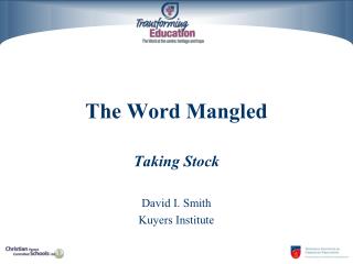 The Word Mangled