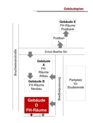 Gebäude E FH-Räume Postbank