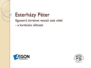 Esterházy Péter