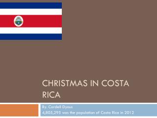 Christmas in Costa Rica