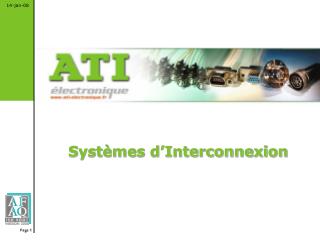 Systèmes d’Interconnexion