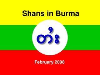 Shans in Burma