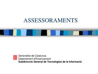 ASSESSORAMENTS