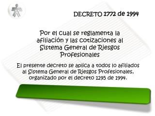 DECRETO 1772 de 1994