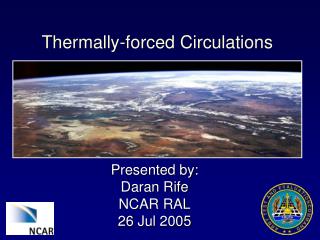 Thermally-forced Circulations