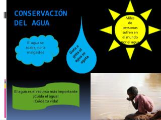 Conservación del agua