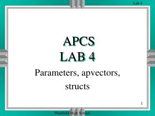 APCS LAB 4