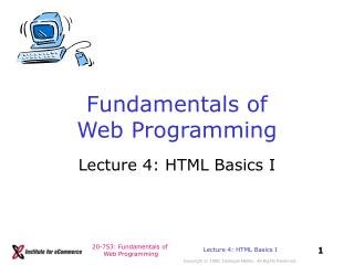 Fundamentals of Web Programming