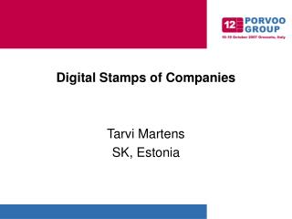 Digital Stamps of Companies