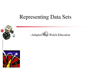 Representing Data Sets