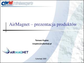 AirMagnet – prezentacja produktów