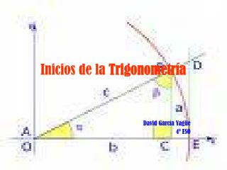 Inicios de la Trigonometría