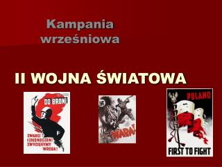 II WOJNA ŚWIATOWA