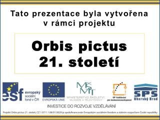 Orbis pictus 21. století