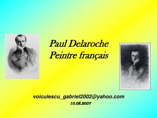 Paul Delaroche Peintre français