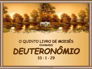 O QUINTO LIVRO DE MOISÉS CHAMADO DEUTERONÔMIO 33 : 1 - 29