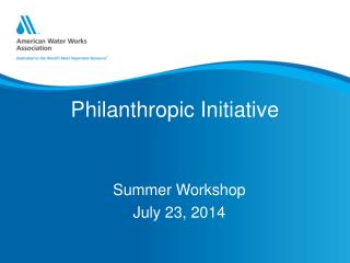 Philanthropic Initiative