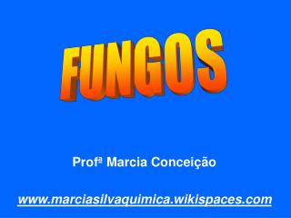 Profª Marcia Conceição marciasilvaquimica.wikispaces