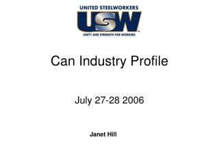 Can Industry Profile