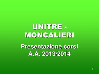 UNITRE - MONCALIERI