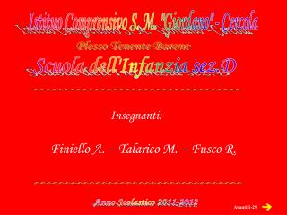 Istituo Comprensivo S. M. &quot;Giordano&quot; - Cercola