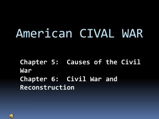 American CIVAL WAR