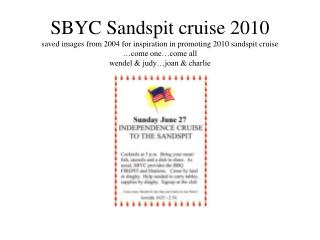 2004 Sandspit Cruise Images from the Archives