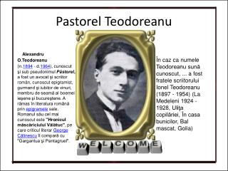 Pastorel Teodoreanu