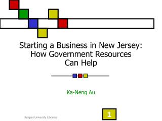Starting a Business in New Jersey: How Government Resources Can Help