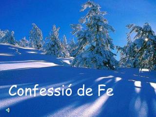 Confessió de Fe