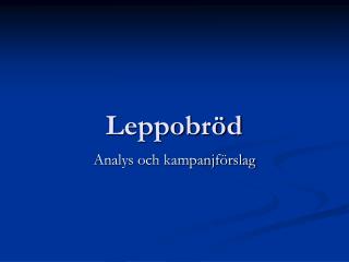 Leppobröd