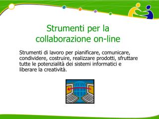 Strumenti per la collaborazione on-line