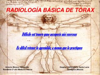 RADIOLOGÍA BÁSICA DE TÓRAX