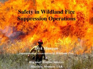 Safety in Wildland Fire Suppression Operations