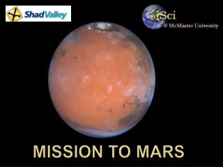 MISSION TO MARS