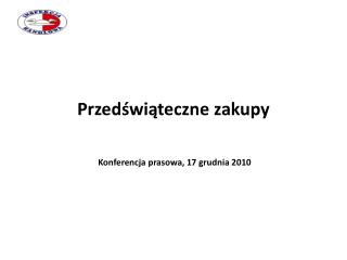 Przedświąteczne zakupy