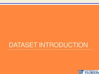 Dataset introduction