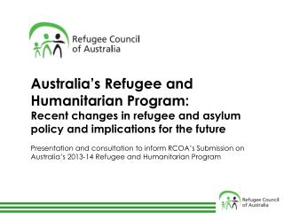 Australia’s Refugee and Humanitarian Program: