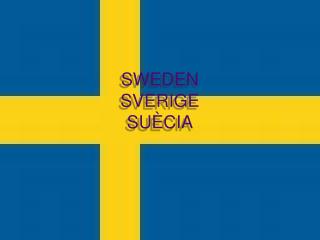 SWEDEN SVERIGE SUÈCIA