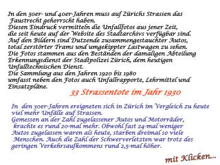 In den 30er- und 40er-Jahren muss auf Zürichs Strassen das Faustrecht geherrscht haben.