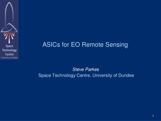 ASICs for EO Remote Sensing