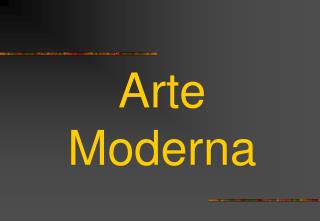 Arte Moderna