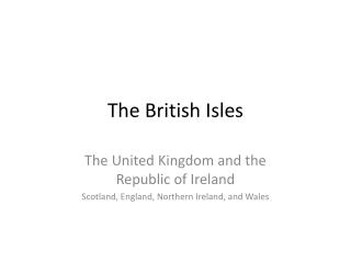 The British Isles