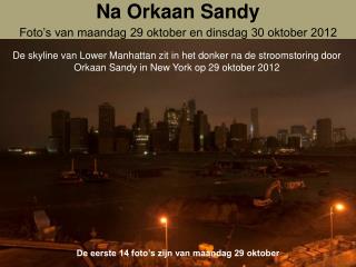 Na Orkaan Sandy