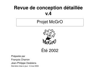 Revue de conception détaillée v.4