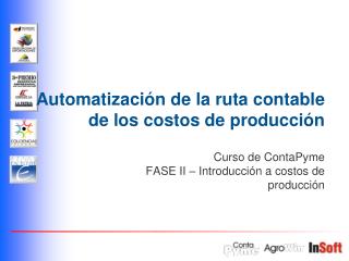 Automatización de la ruta contable de los costos de producción