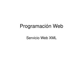 Programación Web