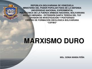 MSc. SONIA MARIA PEÑA