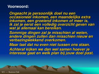 Voorwoord: