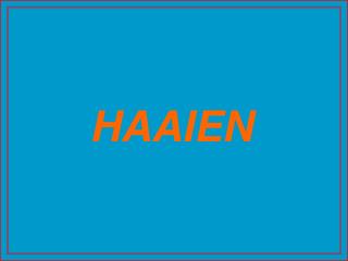 HAAIEN